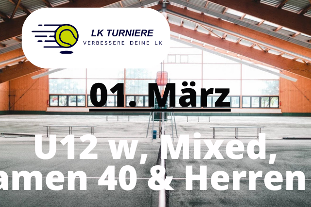 2026-03-01 U12 w, Mixed, Damen 40 & Herren 55